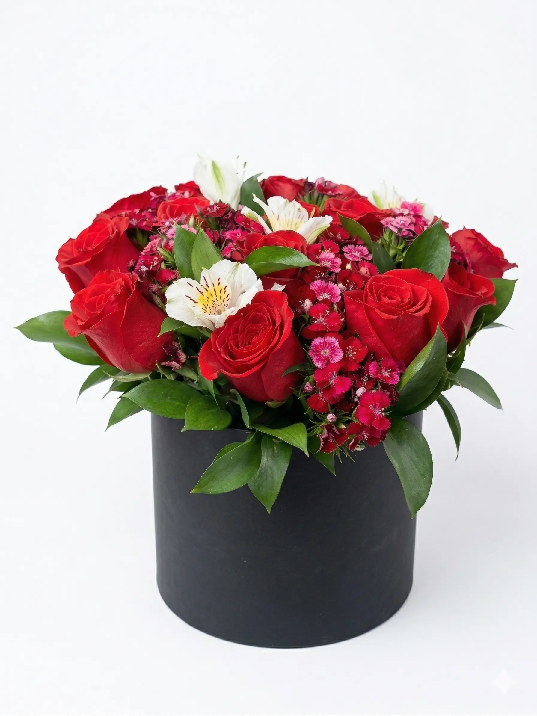 Caja de rosas - arreglo floral de Velvet Flowers